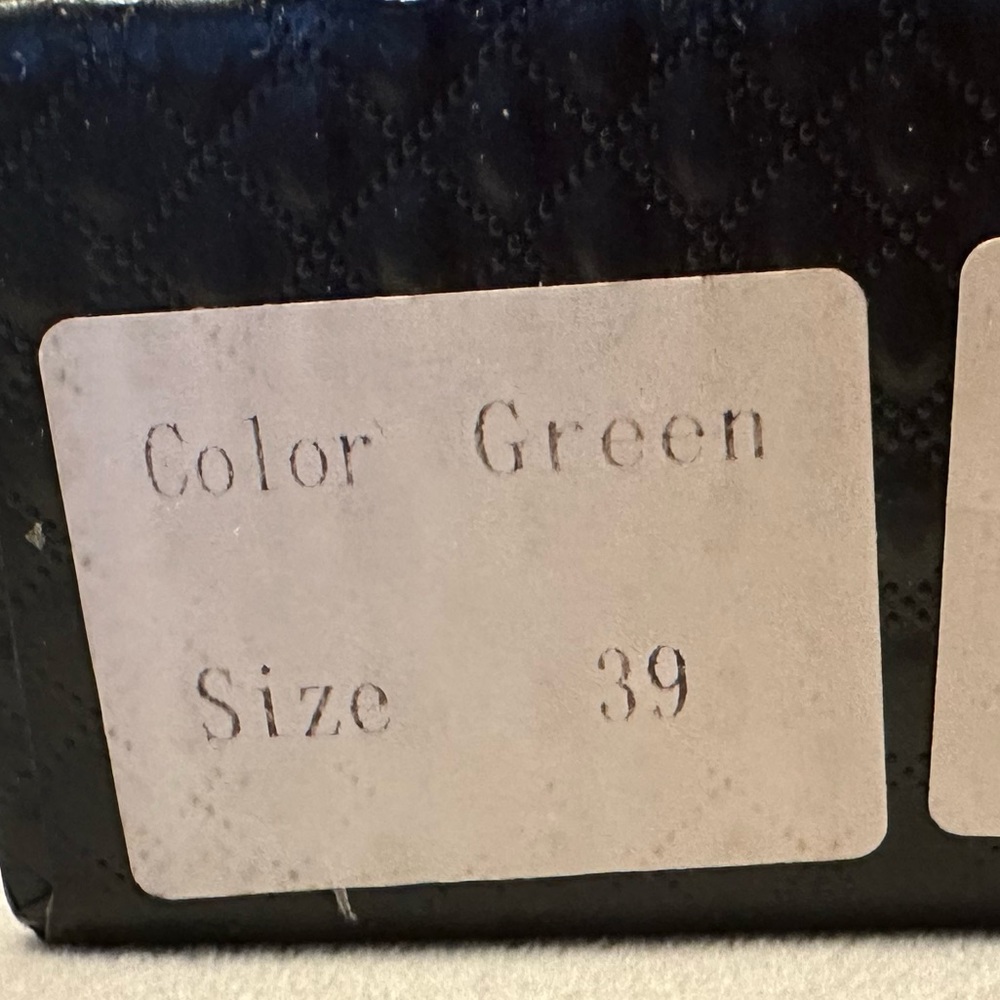 Green Chunky heel - Picture 5 of 6